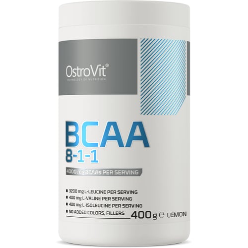 Аминокислота для спорта OstroVit BCAA 8-1-1 400 g / 80 servings / Lemon