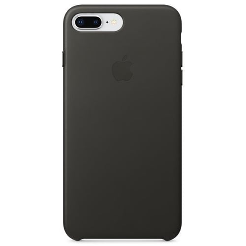 Чохол для iPhone Apple Leather Case Charcoal Gray (MQHP2) for iPhone 8 Plus/iPhone 7 Plus