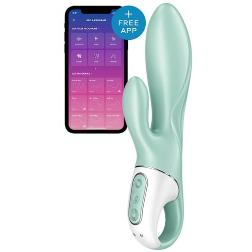 Вібратор Satisfyer Air Pump Bunny 5+ mint