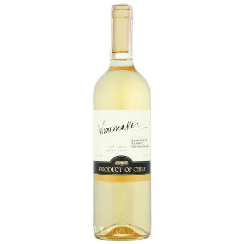 Вино Winemaker Sauvignon Blanc/Chardonnay, біле напівсолодке, 0.75л 12% (DIS7808765712571)