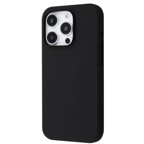 Чехол для iPhone Proove Silicone Case with Magnetic Ring Black for iPhone 15 Pro