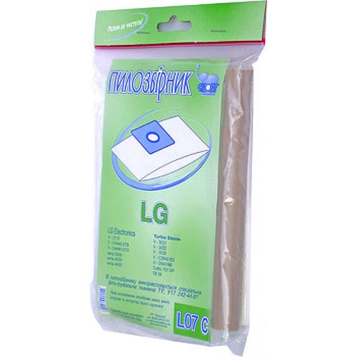 Мешок для пылесоса многоразовый СЛОН LG L-07 C-I