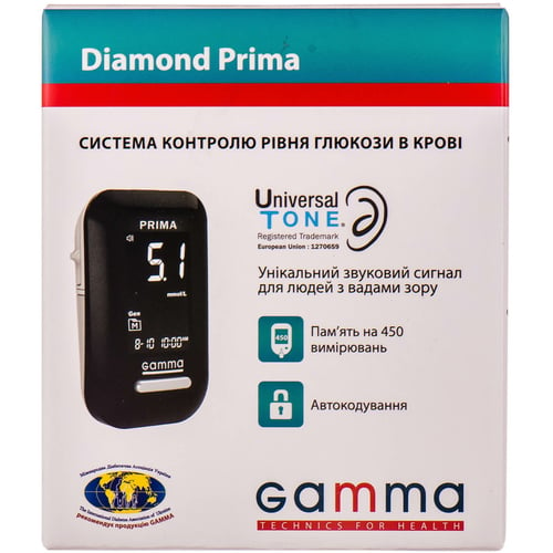 Глюкометр GAMMA DIAMOND PRIMA