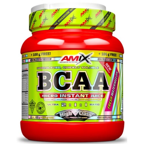 Аминокислота для спорта Amix BCAA Micro Instant Juice 400 g + 100 g / 50 servings / green apple