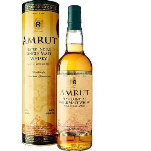 Виски односолодовый Amrut Peated Indian Single Malt 46% 0.7 л (BW15552)