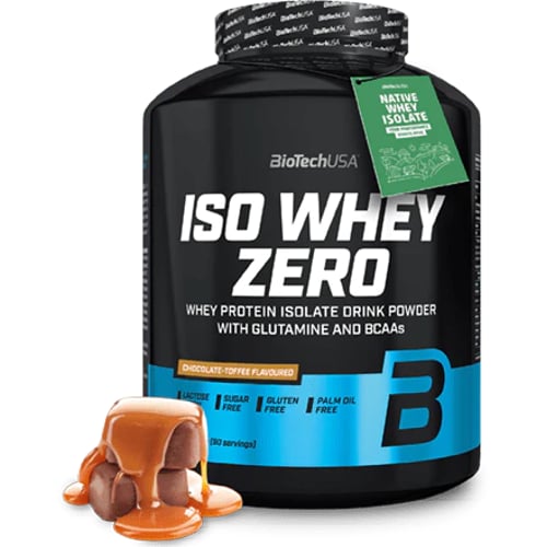 Протеїн BioTechUSA Iso Whey Zero 2270 g / 90 servings / Chocolate Toffee