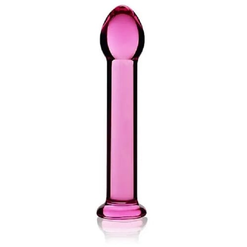 Стеклянный фаллоимитатор Love Toy Glass Romance Dildo 7" Pink