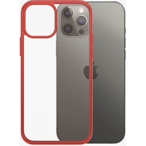 Чохол для iPhone Panzer Clear Case Mandarin Red for iPhone 12 / iPhone 12 Pro (0280)