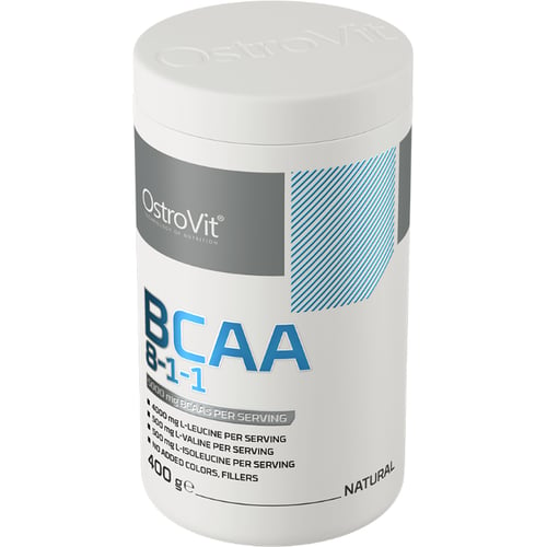 Амінокислота для спорту OstroVit BCAA 8-1-1 400 g / 80 servings / Natural