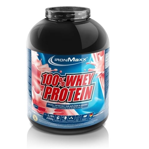 Протеин IronMaxx 100% Whey Protein 2350 g /47 servings/ Strawberry