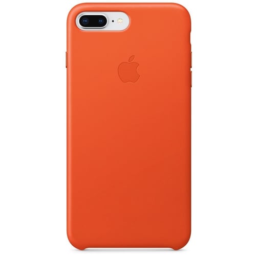 Чохол для iPhone Apple Leather Case Bright Orange (MRGD2) for iPhone 8 Plus/iPhone 7 Plus