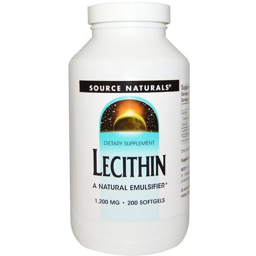 Source Naturals Lecithin, 200 Caps