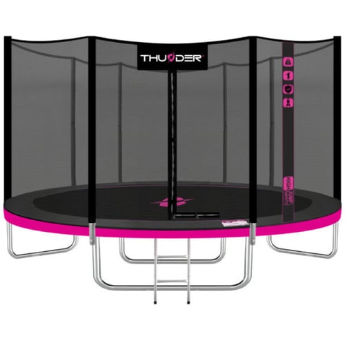 Батут Thunder OUTSIDE PRO 12FT рожевий (OUTSIDE-PRO-12FT-PINK)