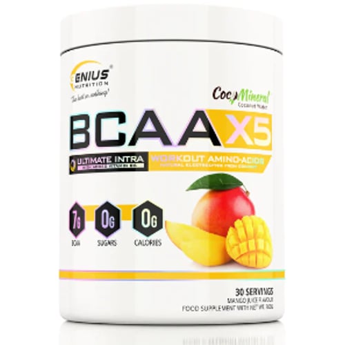 Аминокислота для спорта Genius Nutrition BCAA-X5 360 g / 30 servings / Mango