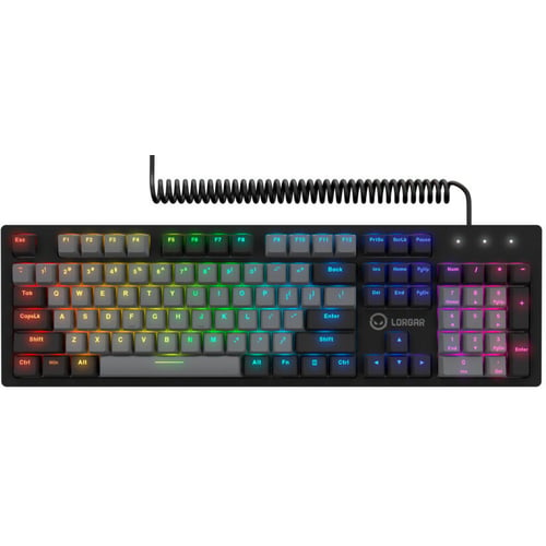 Клавіатура Lorgar Azar 514 RGB USB UA Black (LRG-GK514B-UA)