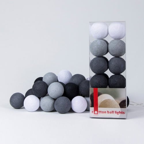 Гирлянда Cotton ball lights на 50 шаров 7,5м, Antra