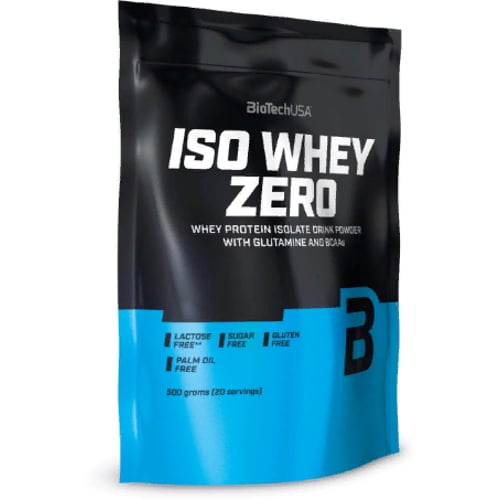 Протеин BioTech Iso Whey Zero 500 g /20 servings/ Black Sponge Cake