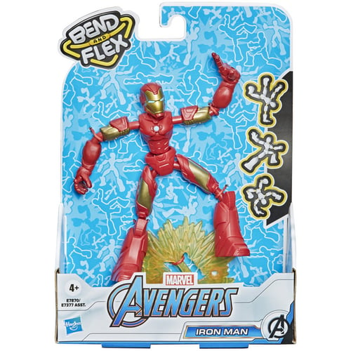 Фігурка Hasbro Месники Бенди 15 см E7870 Avengers Bend And Flex Iron Man (E7377_E7870)