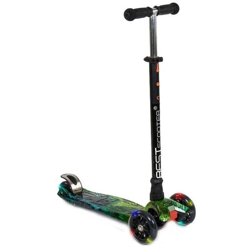 Самокат Best Scooter MAXI CH3 чорно-зелений (А 25462/779-1317)