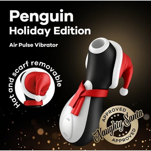 Вакуумний стимулятор Satisfyer Penguin Holiday Edition