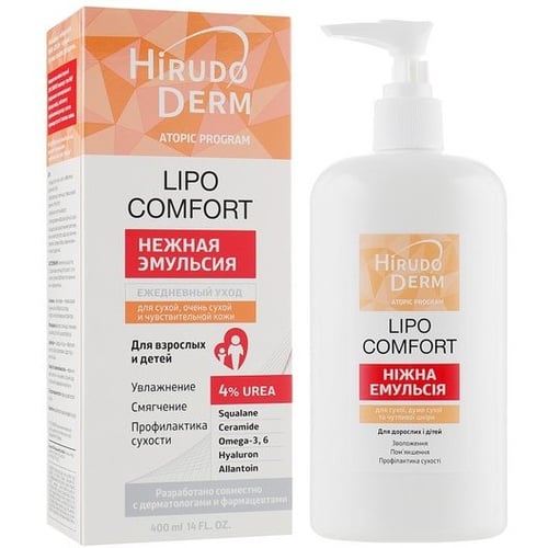 Hirudo Derm Lipo Comfort Atopic Program Емульсія для шкіри 400 ml