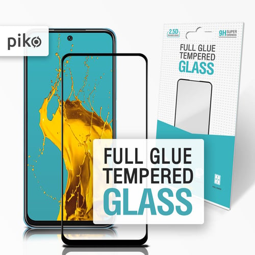 Аксесуар для смартфона Piko Tempered Glass Full Glue Black для Xiaomi Redmi 10