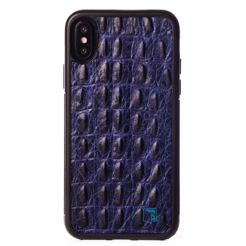 Чехол для iPhone Gmakin Leather Case Fashion Blue (GLI12) for iPhone X/iPhone Xs