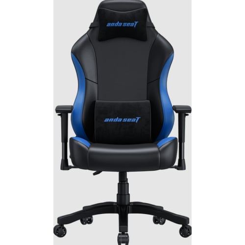 Кресло игровое Anda Seat Luna Color Size L Black/Blue PVC