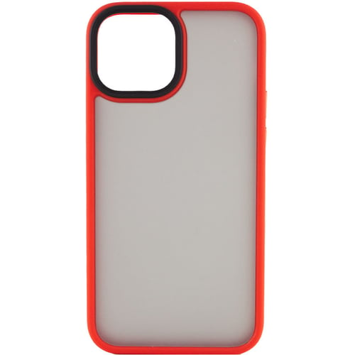 Чехол для iPhone Mobile Case TPU+PC Metal Buttons Red for iPhone 13