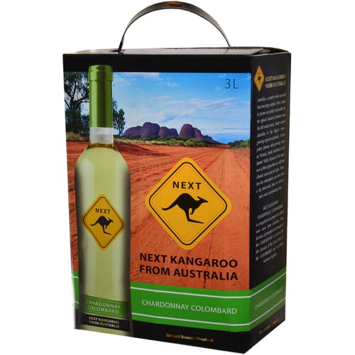 Вино Next Kangaroo Chardonnay Colombard белое сухое Bag in Box 3 л (VTS3932310)