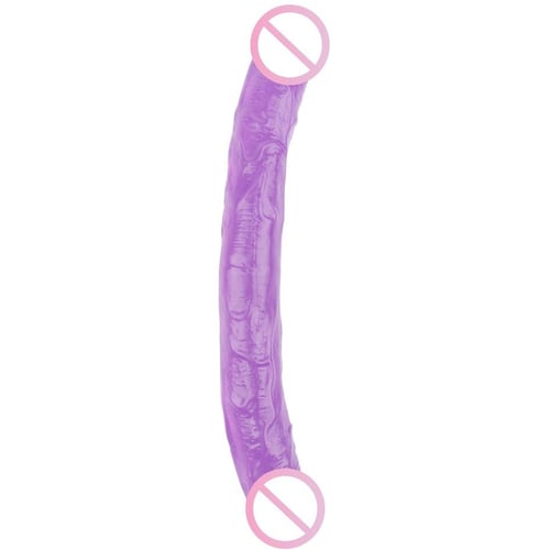 Двухсторонний фаллоимитатор Chisa Hi-Rubber Born To Create Pleasure 12.8" Purple