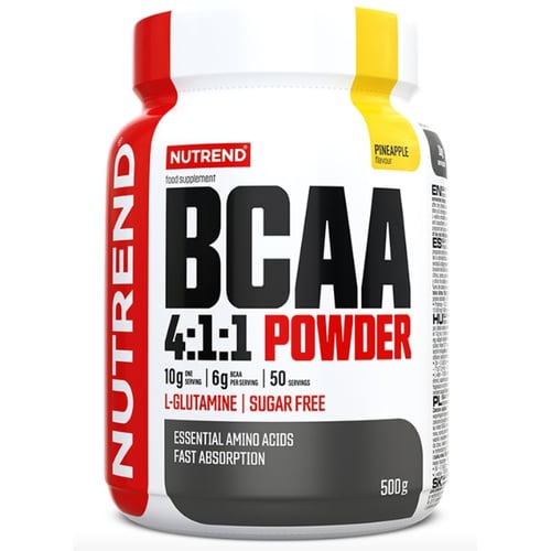 Амінокислота для спорту Nutrend BCAA 4:1:1 Powder 500 g / 50 servings / pineapple