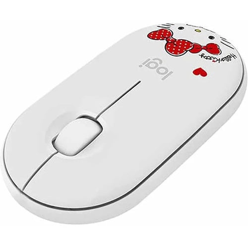 Мишка Logitech Pebble M350 Hello Kitty White (910-006031)