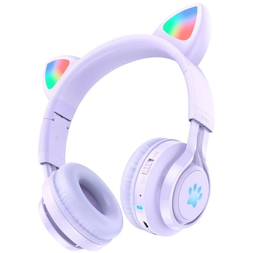 Навушники Hoco W39 Cute Cat Ear Violet