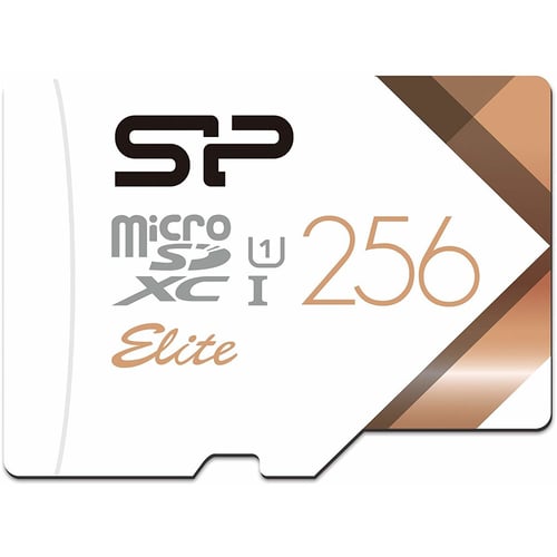 Silicon Power 256GB microSDXC Class 10 UHS-I U1 Elite + adapter (SP256GBSTXBU1V21SP)