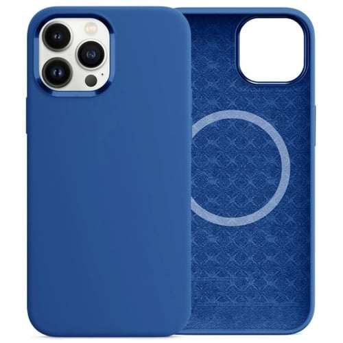 Чохол для iPhone Comma Magnetic Silicone Nature Series Blue для iPhone 15 Plus