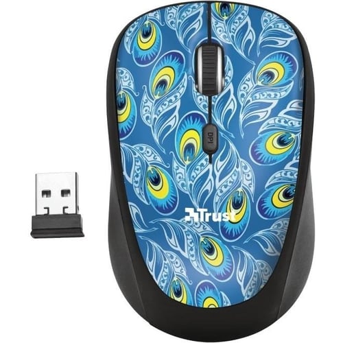 Мышь Trust Yvi Wireless Mouse Peacock (23388)