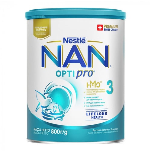 Детская смесь Nestle NAN 3 Optipro 2'FL от 12 мес. 800 г (1000020)