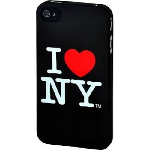 Чехол для iPhone 4S Benjamins Ny Logo черная (N4K)