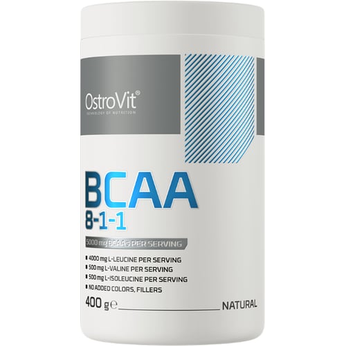 Аминокислота для спорта OstroVit BCAA 8-1-1 400 g / 80 servings / Natural