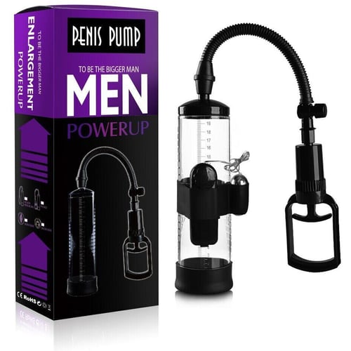 Вакуумна помпа з вібрацією Powerpump MAX Vibrating - Black & Clear, BS6000035