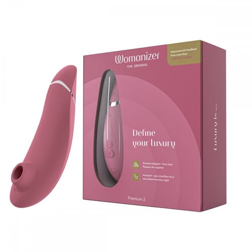 Вакуумний кліторальний стимулятор Womanizer Premium 2 Raspberry