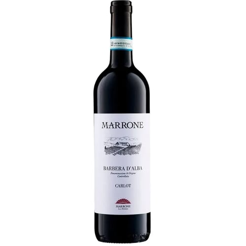 Вино Gian Piero Marrone Barbera d'Alba DOC Carlot красное, сухое 14.5% (0.75 л) (MAR8029511000196)