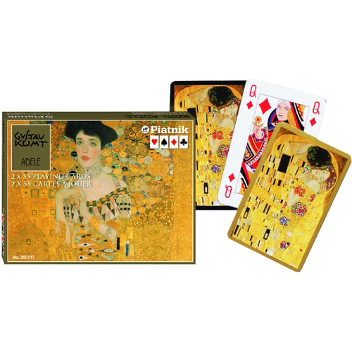 Карти гральні Piatnik Klimt-Adele 2 колода х 55 карт (PT-250347)