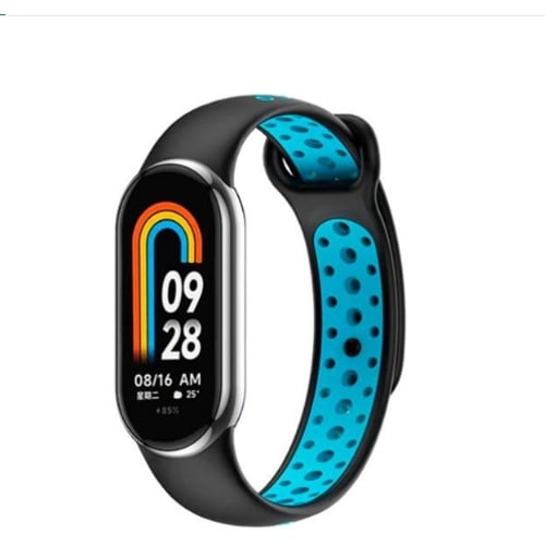 BeCover Vents Style Black-Blue (709414) for Xiaomi Mi Smart Band 8