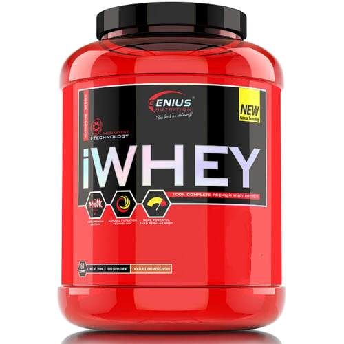 Протеїн Genius Nutrition iWhey 2000 g / 61 servings / Strawberry