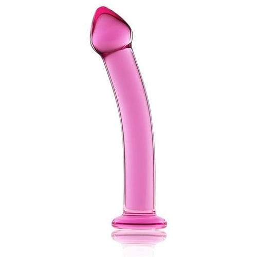 Скляний фалоімітатор Love Toy Glass Romance Dildo 7.5" Pink