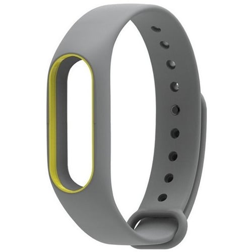 Ремінець для браслета Xiaomi Mi Band 2 Gray / Orange