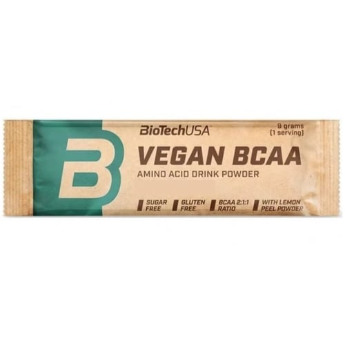 Аминокислота для спорта BioTechUSA Vegan BCAA 9g / 1 serving/ Peach