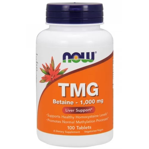 NOW Foods TMG 1000 mg 100 tabs Триметилглицин